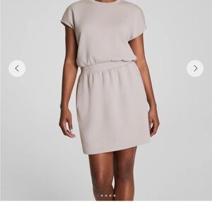 SPANX Air Essentials - Cinched Mini Dress - French Gray Color